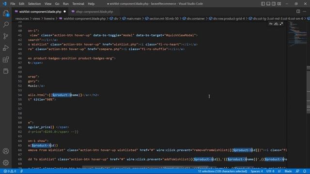 Laravel 9 E-Commerce - Show All Wishlisted Products смотреть онлайн