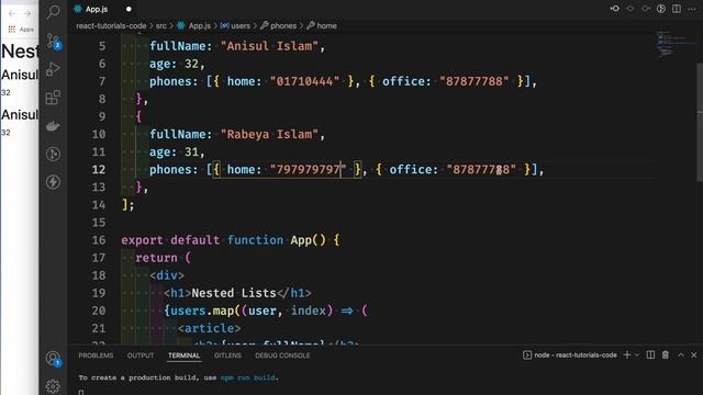 React Bangla Tutorial 11 : Nested mapping смотреть онлайн
