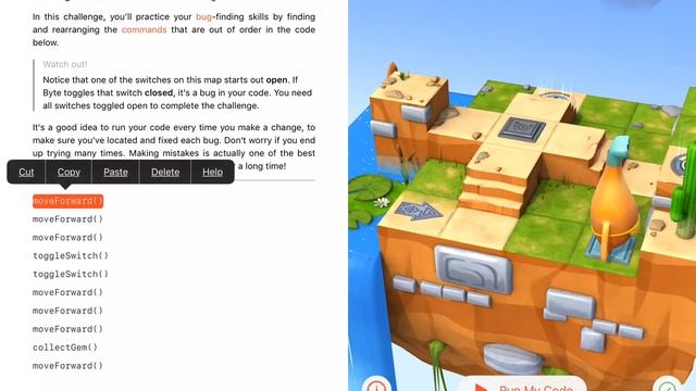 Урок Bug Squash Practice | Практика дебаггинга Swift Playgrounds на русском смотреть онлайн