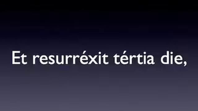 Credo In Latin
