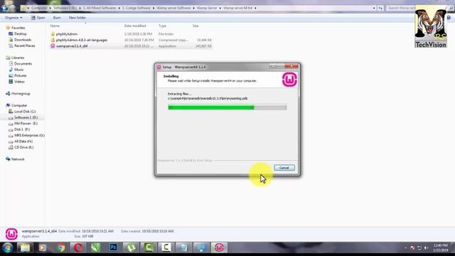How to install Wamp Server on windows 7 64 or 32 Bit смотреть онлайн