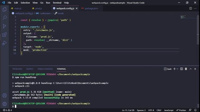 Setting Up Webpack for JavaScript смотреть онлайн