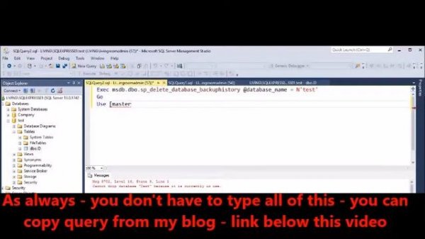 MSSQL -  Fix Error   Cannot drop database dbname because it is currently in use