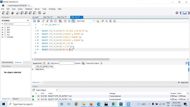 Converting String to Date Time Format in MySQL смотреть онлайн