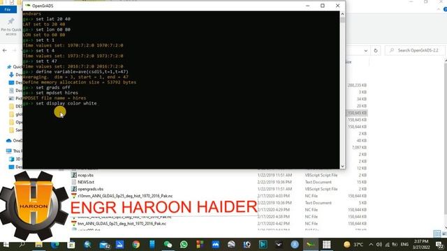 OpenGRADS Tutorial || How to Open and Plot NetCDF Data using GRADS Software|| Visualize NC Data смотреть онлайн
