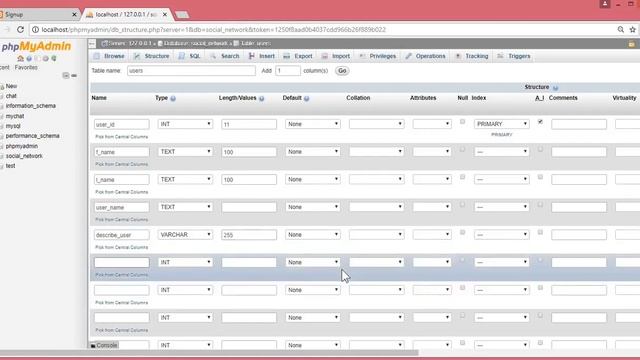 05 PHP MySQL Social Network Tutorial 05 creating database in mysql смотреть онлайн
