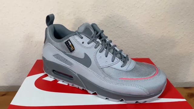 Nike Air Max 90 Surplus Wolf Grey Pink Salt DC9389-001 смотреть онлайн