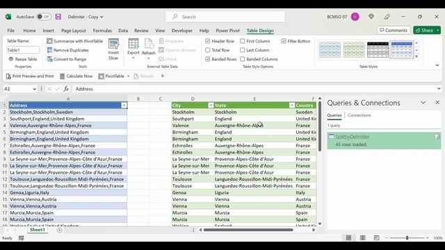 Split Column by Delimiter in Power Query смотреть онлайн