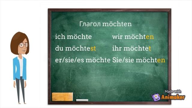 Спряжение глагола möchten смотреть онлайн