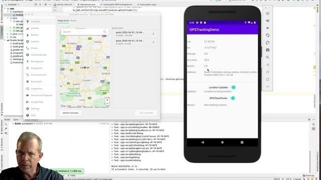 Android Studio Tutorial - Build a GPS App смотреть онлайн