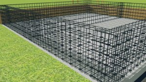 Ленточный фундамент на монолитной плите. Фундамент: плита - лента