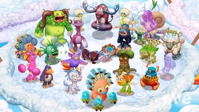 Heaven island (My Singing Monsters + Dawn of fire. Cloud island + faerie island Mashup) смотреть онлайн