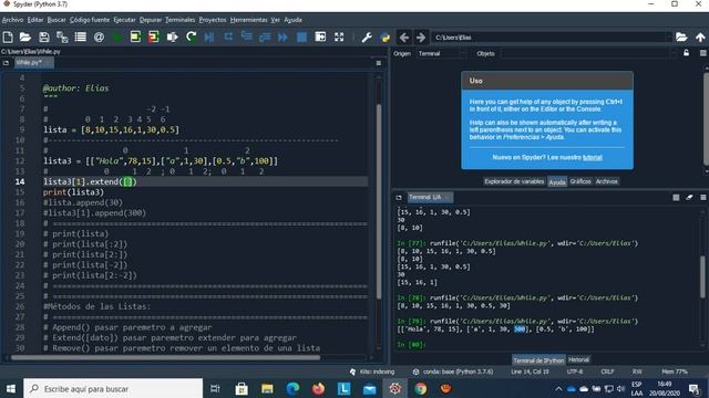Lista y sus métodos - Python смотреть онлайн