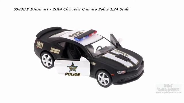 5383DP Kinsmart 2014 Chevrolet Camaro Police 1/38 Scale смотреть онлайн