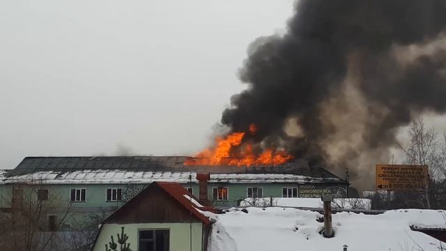 Пожар г.Щелково, ул. Московская 43, 21.03.2018г.