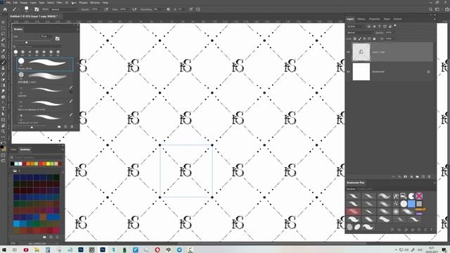 сделать бесшовный паттерн в фотошопе