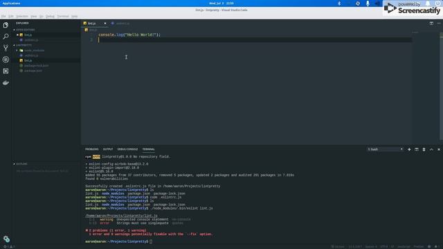 ESLint at Countable смотреть онлайн