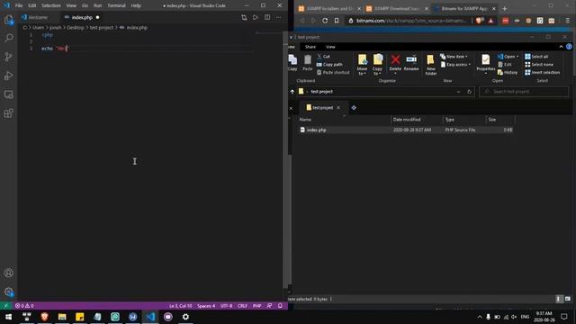 How to run your HTML PHP site on localhost with XAMPP смотреть онлайн