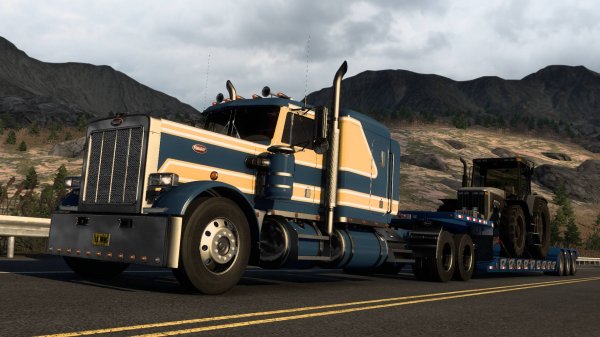 53 / ATS V1.50 / Peterbilt 359 / Работаем по Аляске. Рейс на Фэрбанкс.