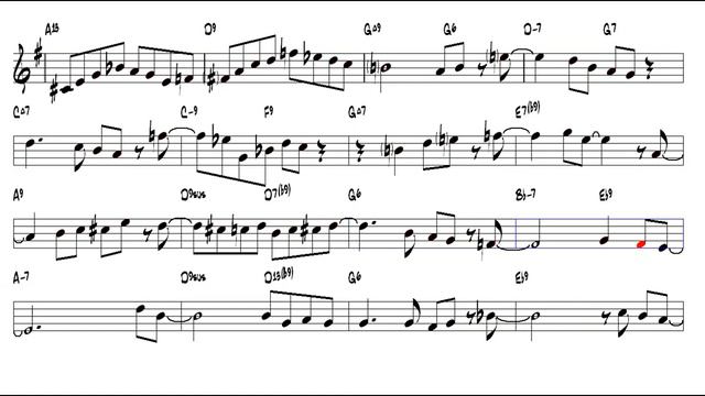 A Foggy Day George Gershwin 1937 Tenor Sax