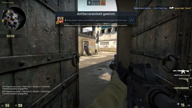 CS GO DE_DUST2 Monkey D Woodii on fire ;) German Monkeys смотреть онлайн