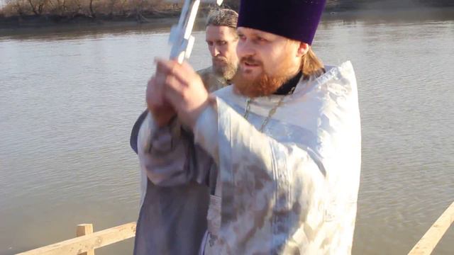 Крещенские купания в х. Прикубанский. 19 января 2015 г. Часть 4. смотреть онлайн