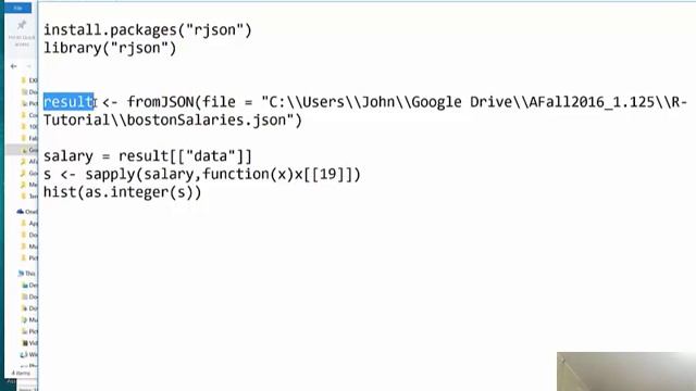 R Statistics - JSON Data Structures смотреть онлайн