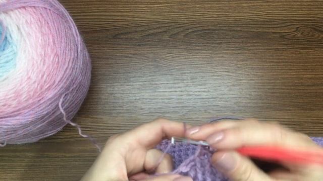 Вязанная двухсторонняя шапка-ушанка крючком смотреть онлайн