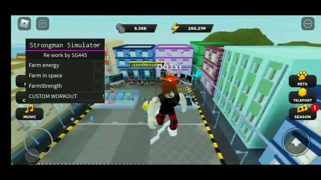 Arceus X Script | Strongman Simulator GUI Script смотреть онлайн