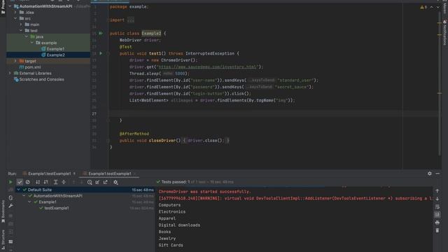 Java 8 Stream API + Selenium 4 - Real Time 20+ Example | Part - 1 смотреть онлайн