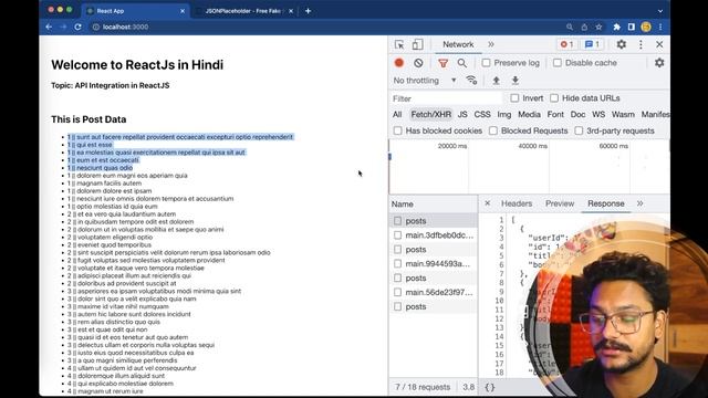 #12 API Integration using fetch and axios #api #reactjs #javascript смотреть онлайн