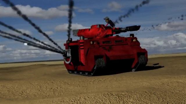 Blood Angel Predator tank Test Fire смотреть онлайн