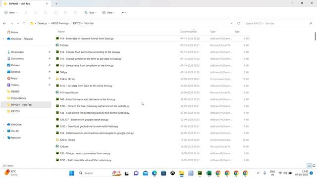 Practical Applications of Python Programming Foundation Demo conducted on 07-Oct-2023 by Pankaj смотреть онлайн