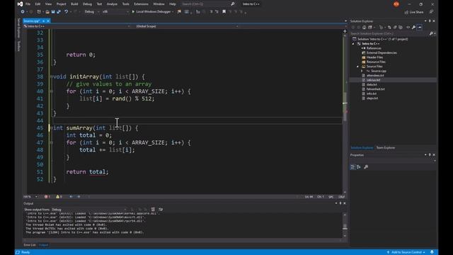 C++ Programming Examples 09-4 Passing an Array to a Function смотреть онлайн
