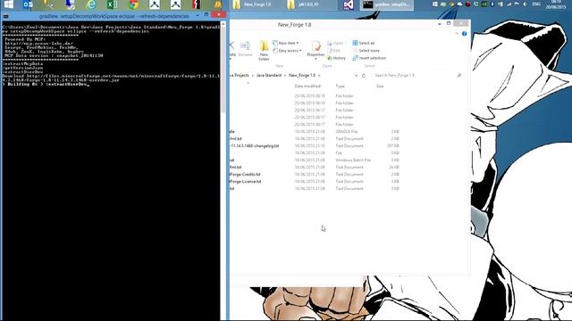 Create Eclipse Work Space for Minecraft Forge 1.8 смотреть онлайн
