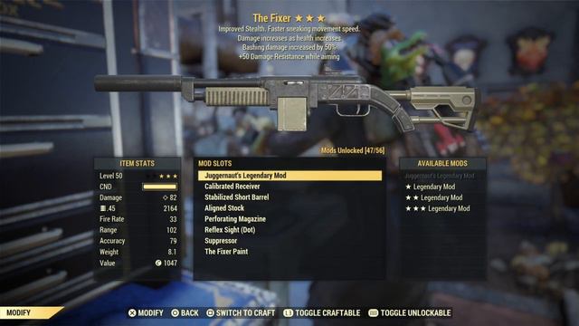 Fallout 76: Crafting Legendary Fixers Chasing GodRolls 5 смотреть онлайн