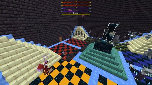 Evoker (BVP Datapack) vs Alchemist + Summoner (Blue Skies Mod) - Minecraft Mob Battle 1.19.1 смотреть онлайн