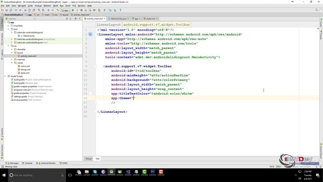 Android Studio Tutorial - Sliding Root Navigation смотреть онлайн
