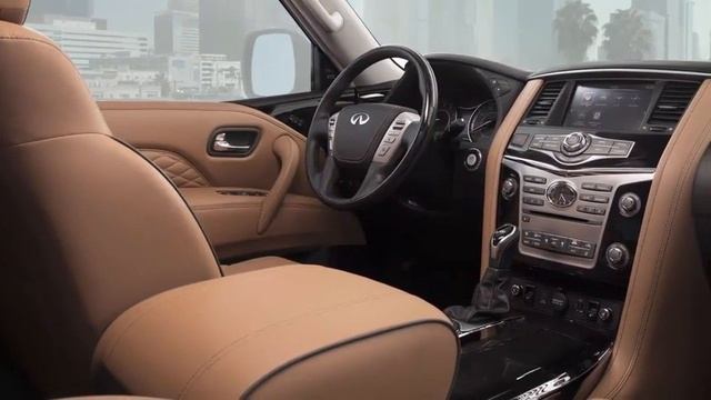 2018 Infiniti QX80 Interior смотреть онлайн