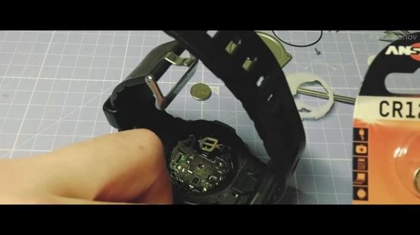 G-shock замена батарейки