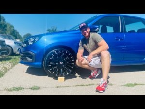 Диски Alpina 17” на Lada Granta Drive Active Голубая планета! Как вид?