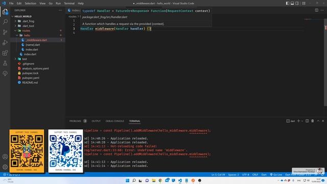[4K] [Null Safety] DART FROG (BACKEND) - 03. Request Context & Middleware смотреть онлайн