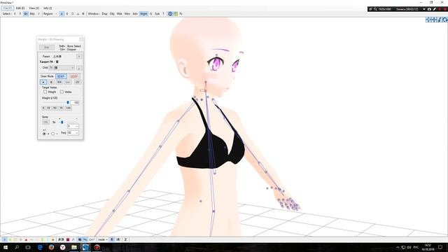 Туториал по PMX\PMD Editor Как поменять голову модели смотреть онлайн