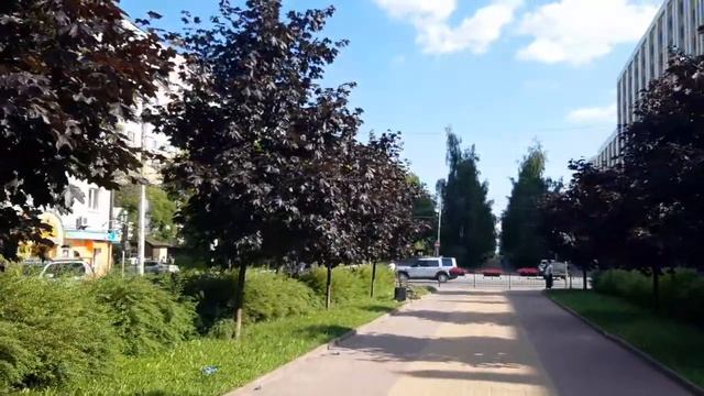 Калуга 9 Площадь победы Бульвар Степана Разина улица Тульская Мичурина Никитина летом днём