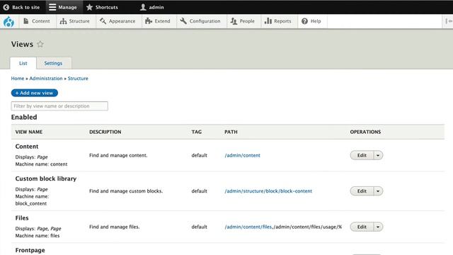 Drupal 8 Site Building, Lesson 29: Introduction to Views смотреть онлайн