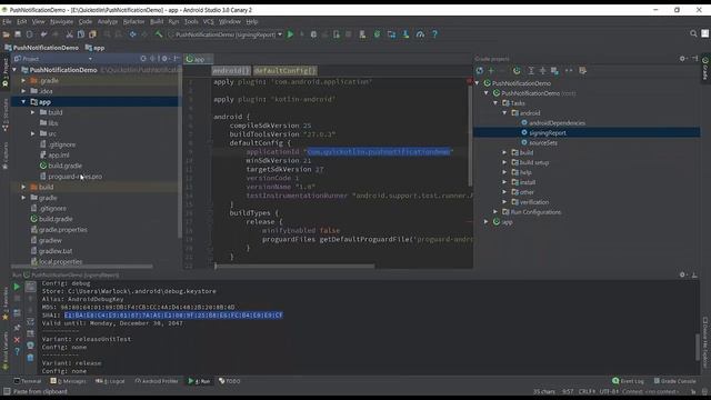 Firebase Push Notification With Kotlin Android смотреть онлайн