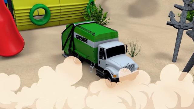 Baby Shark Song - garbage truck color soccer ball play - Nursery Rhymes & Kids Songs смотреть онлайн