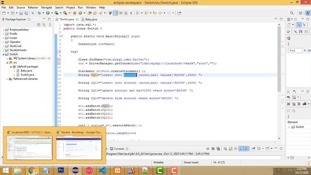 Batch Program in Java JDBC смотреть онлайн