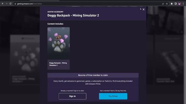 [EXCLUSIVE] How to get the DOGGY BACKPACK in ROBLOX (Amazon Prime) смотреть онлайн