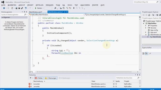 WPF: ListBox смотреть онлайн